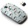 2.4G Wireless Mouse with Cute Pattern Design for All Laptops and Desktops with Nano Receiver - Baby Fashion Fish view 1