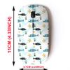2.4G Wireless Mouse with Cute Pattern Design for All Laptops and Desktops with Nano Receiver - Baby Fashion Fish view 2