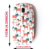 2.4G Wireless Mouse with Cute Pattern Design for All Laptops and Desktops with Nano Receiver - Cartoon Cats Decor view 2