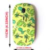 2.4G Wireless Mouse with Cute Pattern Design for All Laptops and Desktops with Nano Receiver - Cute Dinosaur Palm view 2
