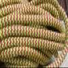 9/16 Double Braid-Yacht Braid Polyester Rope. Lime/Fuchsia Herringbone (100) view 1