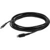 AddOn 2.0m (6.6ft) USB 3.1 Type (C) Male to Lightning Male Sync and Charge Black Cable view 1