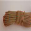 1/4 x 200 ft. Double Braid-Yacht Braid Polyester Rope. Herringbone Teal/Orange view 2