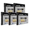 5 Pack Ritek BD-R XL BDXL 100GB Archival Grade Triple Layers 4X White Inkjet Hub Printable Blank Disc w/Standard Jewel Case view 1