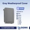 Sigma Engineered Solutions 14434M 1-Gang Metal While-in-Use Weatherproof Cover, Gray view 2