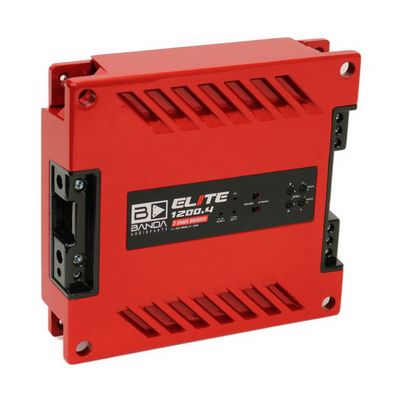 1200WATT 4CH 1OHM CAR AMP (RED)