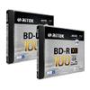 2 Pack Ritek BD-R XL BDXL 100GB Triple Layers 4X White Inkjet Hub Printable Blank Disc w/Standard Jewel Case BDR1004-RTKIWN1JC view 1