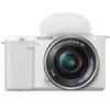 Sony ZV-E10 Mirrorless Alpha APS-C Vlog Camera Body and 16-50mm F3.5-5.6 Zoom Lens ILCZV-E10L/W White Bundle with Deco Gear Case + Filter Set + Wide Angle & Telephoto Lenses + Accessories Kit view 2