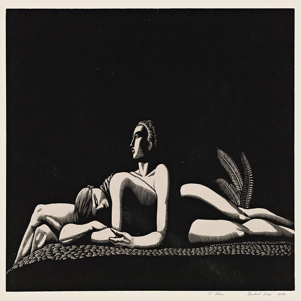 ROCKWELL KENT : The Lovers : 1928 : Archival Quality Art Print