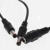 Heyiarbeit DC Power Adapter Splitter Cable 1 Female to 2 Male 5.5mm x 2.1mm DC Power Cable for CCTV Security Cameras LED Light Strip Black Tone 2Pcs view 3