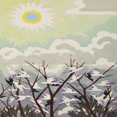 Charles Burchfield : Harmony in Nature : 1915 : Archival Quality Art Print