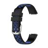 Band Compatible with Fitbit Luxe Bands, Soft Silicone Breathable Straps Replacement Sport Wristbands for Fitbit Luxe Women&Men (Black/Blue) view 3