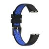 Band Compatible with Fitbit Luxe Bands, Soft Silicone Breathable Straps Replacement Sport Wristbands for Fitbit Luxe Women&Men (Black/Blue) view 4