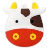 USB Flash Drive 32GB Cute Cow Pattern USB Drive Thumb Drives USB 2.0 Memory Stick for External Data Storage, White Red view 1