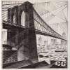 ARNOLD RNNEBECK : Brooklyn Bridge : 1925 : Archival Quality Art Print view 1