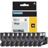 FlyLong 18444 Compatible Label Tapes Replacement for DYMO 18444 Permanent Vinyl 1/2" x 18' Black on White Industrial Tapes Compatible with DYMO Rhino 4200 5200 6000 5000 Label Makers, 9Pack view 1