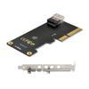 chenyang PCIe 4.0 X4 to Slimline SAS SFF-8654 Adapter with 120mm Bracket for U.2 SFF-8639 NVME PCIe SSD view 4