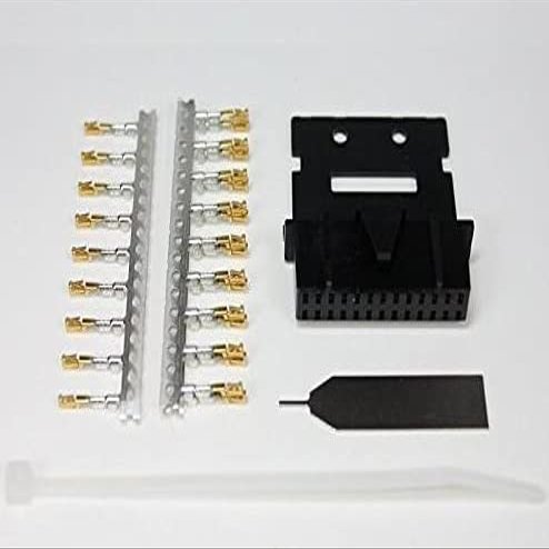 Motorola Solutions PMLN5072A / PMLN5072 Rear-Accessory Connector Kit 26-Pin Housing, 27 Crimp Pins, Pin Insert Tool & Zip Tie for MOTOTRBO Mobile Devices