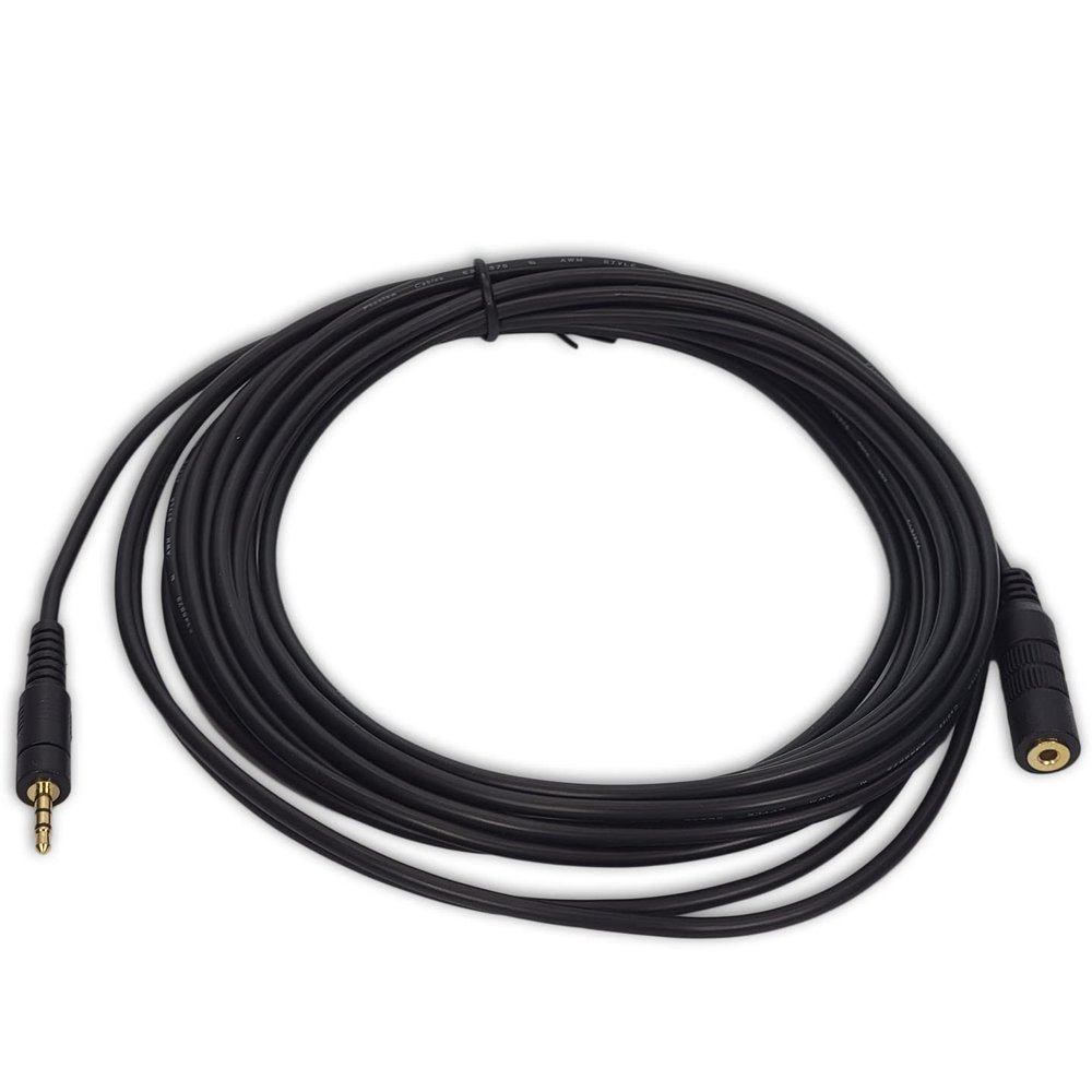 15' Remote Extension Cable for LANC, DVX and Control-L Cameras and Camcorders from Canon, Sony, JVC, Panasonic by NetSellsIt