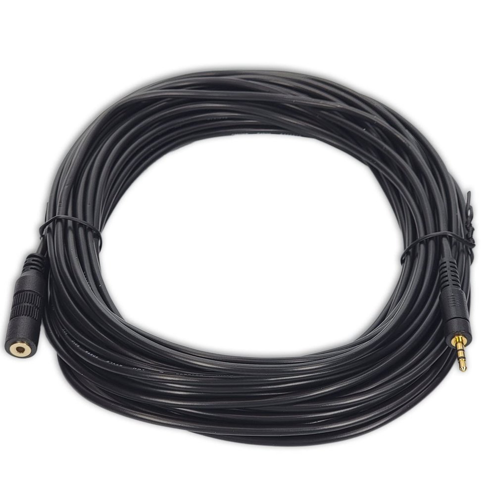 NetSellsIt 35' Remote Extension Cable for LANC, DVX and Control-L Cameras and Camcorders from Canon, Sony, JVC, Panasonic