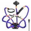 Integy Soldering Workstation Stand w/LED Light, Fan & Magnifying Glass view 2