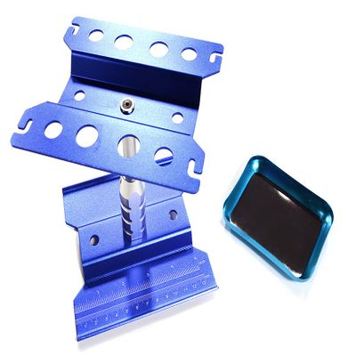 Integy Universal Car Stand Workstation (140x120x145mm) w/Magnetic Parts Storage Tray