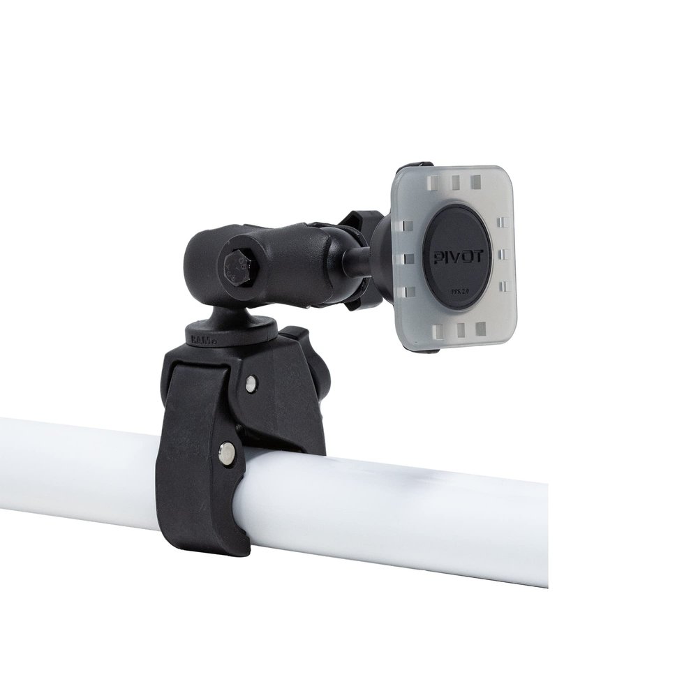 PIVOT - Claw Mount - Tough-Claw Clamp - Heavy-Duty Aviation Device Holder - Fits Round, Square & Flat Surfaces (0.625"1.5") - High-Strength Composite & Stainless-Steel Hardware - Extended Arm