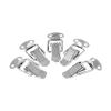 Household Furniture Hardware Hinges 5Pcs Furniture Cabinet Box Spring Type Latch Latch Hasp Iron Hasp For Sliding Doors And Windows Cabinets, With Screws 43 * 21MM view 2