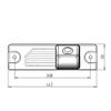 for Renault Koleos Car Rear View Camera Back Up Reverse Parking Camera/HD CCD Night Vision/Plug Directly view 4