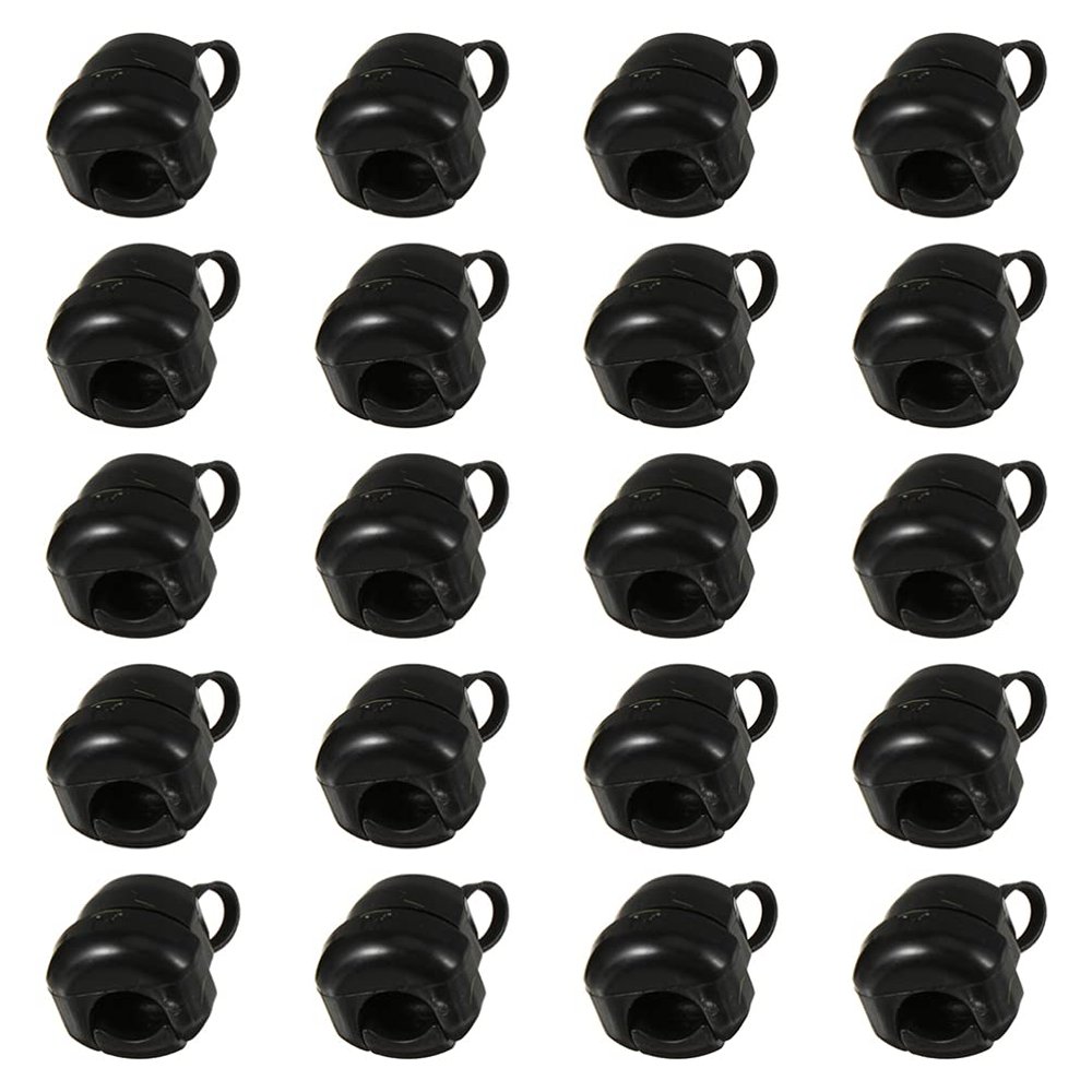 25pcs Power Cord Buckle Light Fixture Mounting Bracket Household Christmas Tree Window Clings Dowel Centers Electrical Wire Connectors Cord Grips Nylon Thread Cable Lock