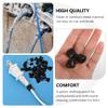 25pcs Power Cord Buckle Light Fixture Mounting Bracket Household Christmas Tree Window Clings Dowel Centers Electrical Wire Connectors Cord Grips Nylon Thread Cable Lock view 3