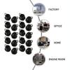 25pcs Power Cord Buckle Light Fixture Mounting Bracket Household Christmas Tree Window Clings Dowel Centers Electrical Wire Connectors Cord Grips Nylon Thread Cable Lock view 4