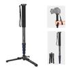 Koolehaoda Extendable Camera Monopod with Foldable Tripod Support Base, Aluminium Alloy, 20-66inch Adjustable Portable Travel Monopod for Nikon Sony DSLR, Maximum Load of 5 kg view 1