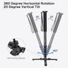 Koolehaoda Extendable Camera Monopod with Foldable Tripod Support Base, Aluminium Alloy, 20-66inch Adjustable Portable Travel Monopod for Nikon Sony DSLR, Maximum Load of 5 kg view 2