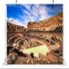Loccor 9x6ft Fabric Rome Colosseum Italy Backdrop Ancient Roman Coliseum Interior Europe Landmark Photography Background Italian Birthday Party Decorations Travel Pictures Banner Bedroom Tapestry view 2