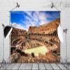 Loccor 9x6ft Fabric Rome Colosseum Italy Backdrop Ancient Roman Coliseum Interior Europe Landmark Photography Background Italian Birthday Party Decorations Travel Pictures Banner Bedroom Tapestry view 3