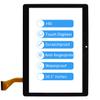 New for 10.1" Dragon Touch K10 Tablet Screen Replacement Camera Hole 12CM Touchscreen Panel Digitizer Parts Kits with Adhedive Tape + Repair Tools (Not LCD Display) (Black) view 3
