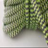 9/16 x 100 ft. Double Braid-Yacht Braid Polyester Rope Hank. Purple/Lime Herringbone. view 2