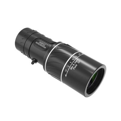Nuojie Telescope Portable 16x52 Outdoor Monocular Optical Day and Night Telescope Double Focus 66m / 8000m Camping Trip