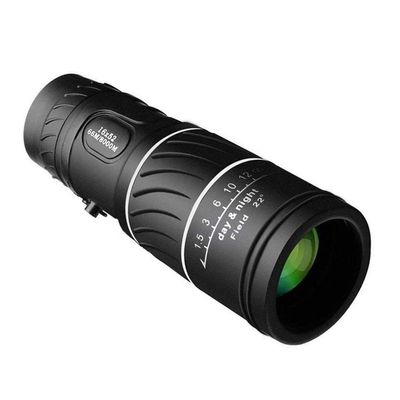 Nuojie Telescope Portable Portable 16 X 52 High Tube Binoculars Monocular 66/8000M Plastic Binoculars Outdoor Black Outdoor Binoculars (Color : Black)