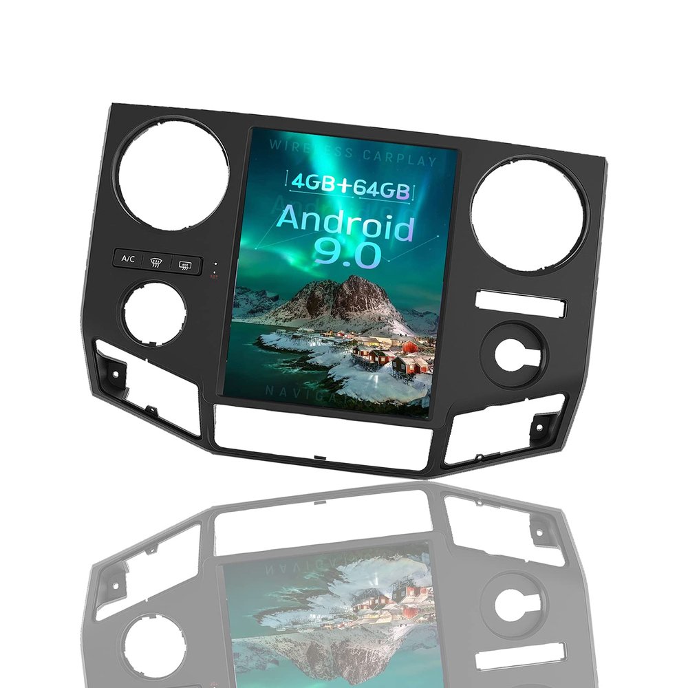 ZWNAV 12.1 inches Android 9.0 Car Stereo for Ford F250 F350 2009-2012 for F450 F650 2009-2014 with Carplay Bluetooth DSP GPS Navigation Head Unit Multimedia Player Car Radio