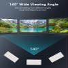Eyoyo 7 inch Small Mini Monitor 1024x600 Resolution Car Rear View TFT LCD Screen Display with HDMI/VGA/AV Video Input for PC DVD DVR CCD 140 Wide Angle Metal Housing view 4