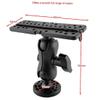 2pcs Electronic Fish Finder Mount Universal 360 Degree Swivel Marine Fishfinder GPS Plate Rotating Boat Fish Stand Base view 3
