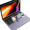 XSKN Illustrator English Silicone Shortcuts Keyboard Cover Skin for Touch Bar Models 2019 MacBook Pro 16 inch A2141 2020 MacBook Pro 13.3 inch A2251 A2289 A2338 M1 Keyboard US & EU Common Version view 3