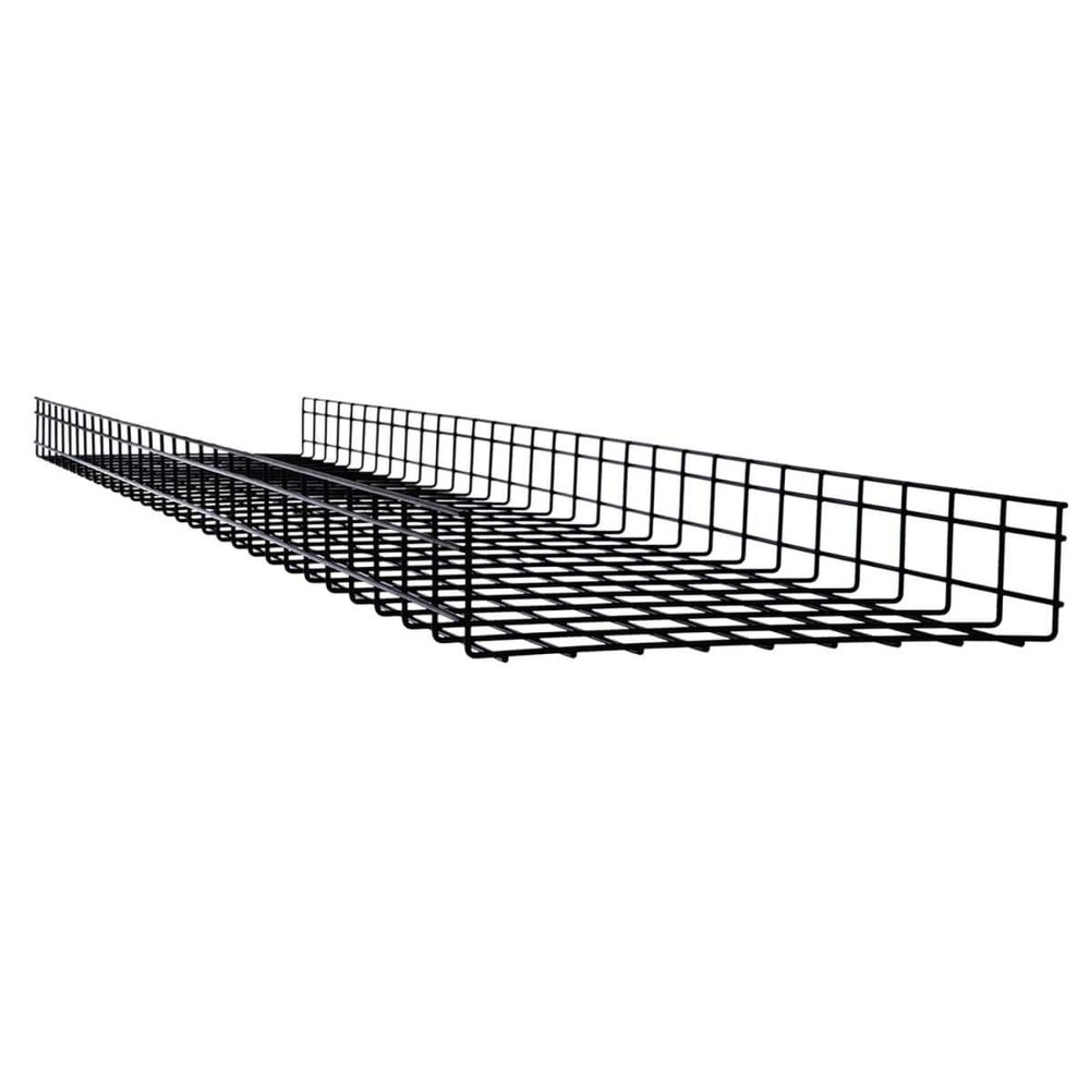 Tripp Lite Wire Mesh Cable Tray Management Organization, Ideal for Industrial & Data Centers, 6 Pack, 18 inches x 4 inches x 10 Feet / 450 x 100 x 3000 millimeters, 5-Year Warranty (SRWB18410STR6)