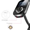 Bluetooth Car Adapter Transmitter FM Audio Receiver, BT 5.0 &QC 3.0 Wireless FM Transmitter with LED Backlit Hands-Free Calling 2 USB Ports Hi-Fi Music view 3