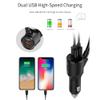 Bluetooth Car Adapter Transmitter FM Audio Receiver, BT 5.0 &QC 3.0 Wireless FM Transmitter with LED Backlit Hands-Free Calling 2 USB Ports Hi-Fi Music view 4
