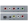 HDSUNWSTD Component to AV Adapter, YPbPr to CVBC Converter + R/L, Supports 1080P Video Audio, for DVD PSP to HDTV Monitor view 3