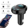 Bluetooth FM Transmitter, Wireless Radio Adapter Hands-Free Car Kit with USB-C PD 18W and Smart 3.1A Dual USB Ports Support TF Card & USB Disk view 2