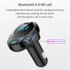 Bluetooth FM Transmitter, Wireless Radio Adapter Hands-Free Car Kit with USB-C PD 18W and Smart 3.1A Dual USB Ports Support TF Card & USB Disk view 4